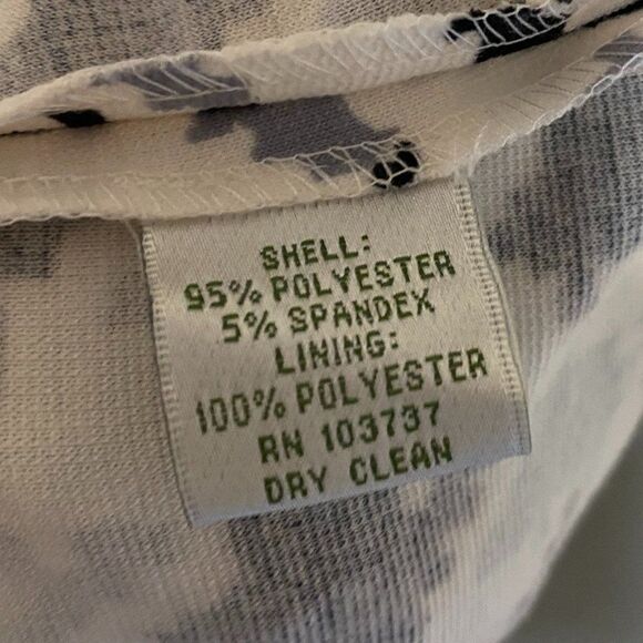 Donna Morgan Vintage Style Hounds Tooth Fitted Dress Size 12 - Picture 8 of 8